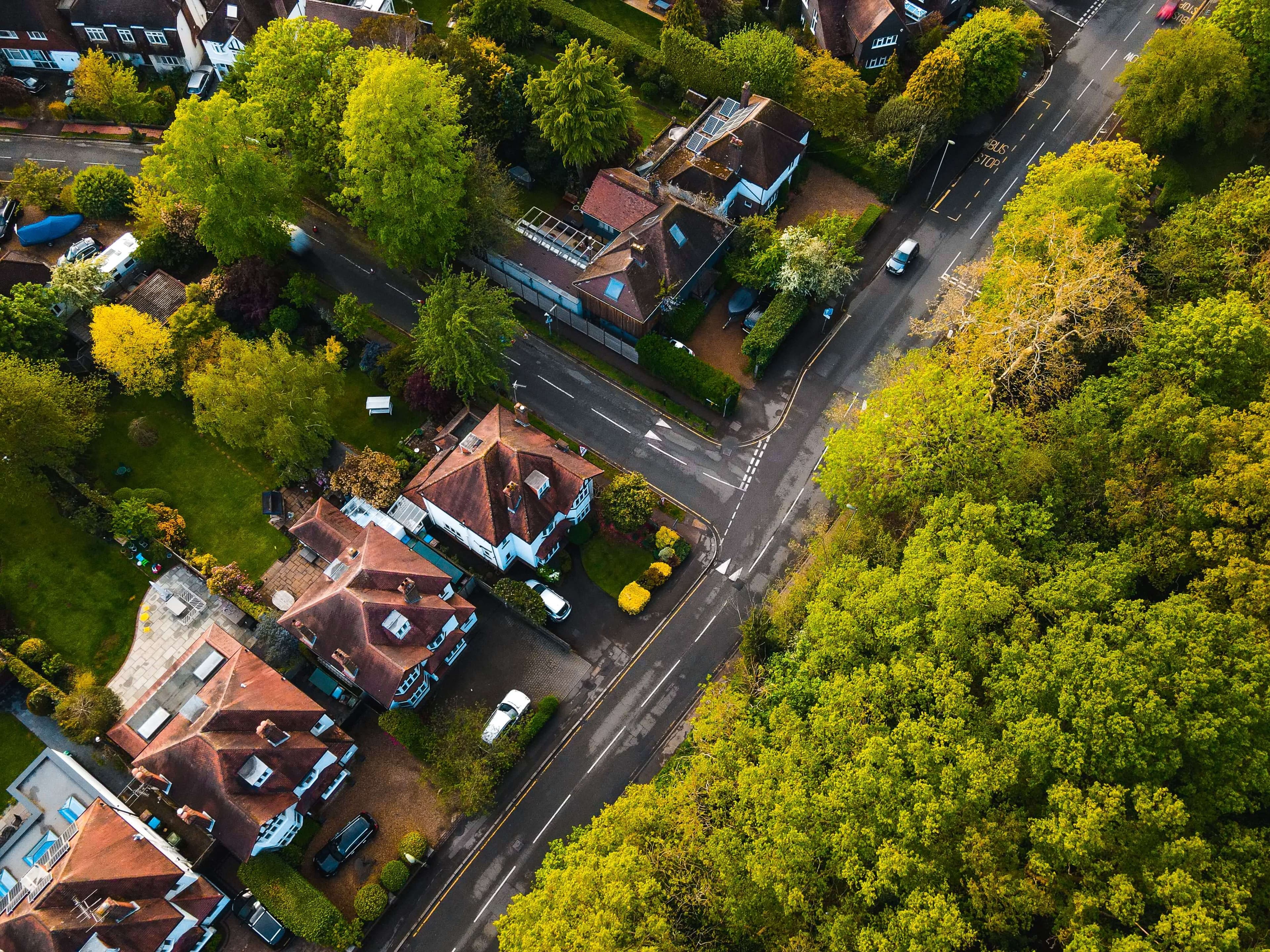 The AskHouse app: satellite view with boundaries and 3D